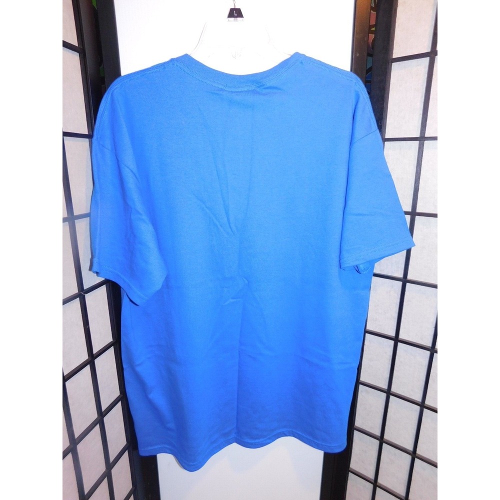 Mens Marvel Superheros Shirt Blue Large - Picture 3 of 3